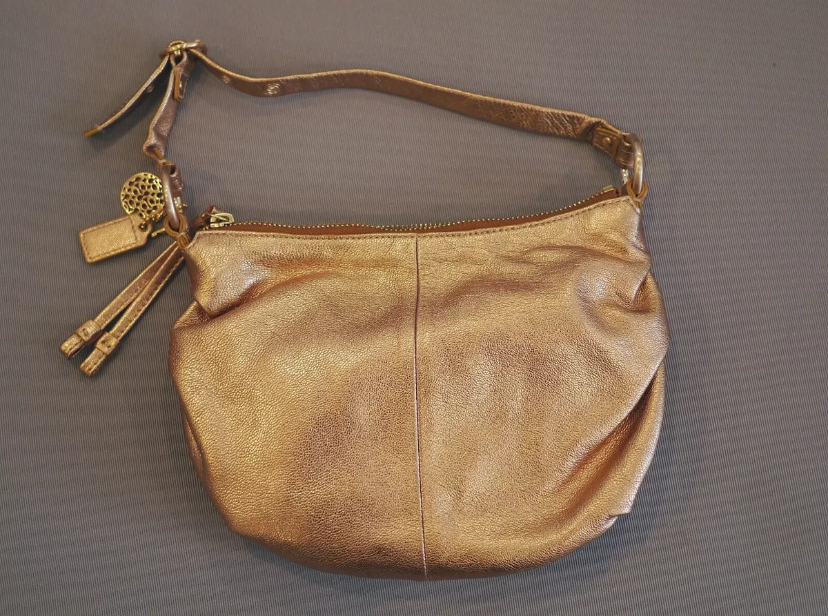 Rose gold shop hobo bag