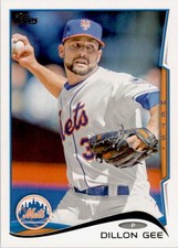 2014 Topps #432 Dillon Gee New York Mets