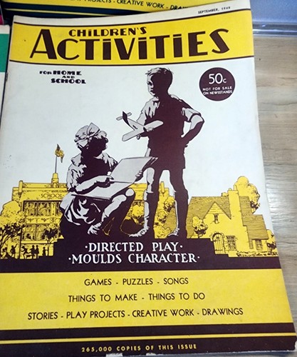 8 Vintage 1942 Children's Activities For Home & School Magazine Lot Ephemera - Imagen 13 de 19