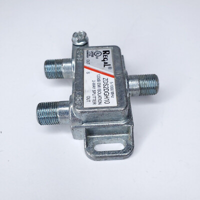 Regal ZDS2DGH10 2-Way Splitter 120dB EMI Isolation 5-1000 MHz NEW