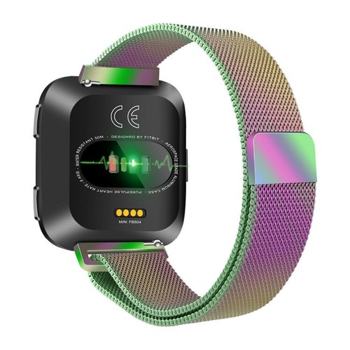 For Fitbit Versa 3 4 Sense 2 1 Lite Band Milanese Stainless Magnetic Watch Strap - Picture 23 of 32