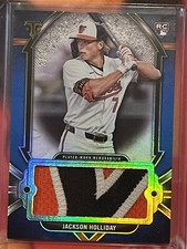 2024 Topps Triple Threads Jackson Holliday Rookie Jumbo Tri Color Patch Green /3