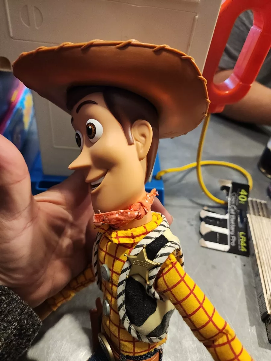 Disney Toy Story 4 Woody Pull String Talking 16 Doll- Bonnie - works!