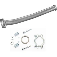Vorderrohr Mittelrohr Auspuff  Peugeot 206 &CC + MONTAGESATZ