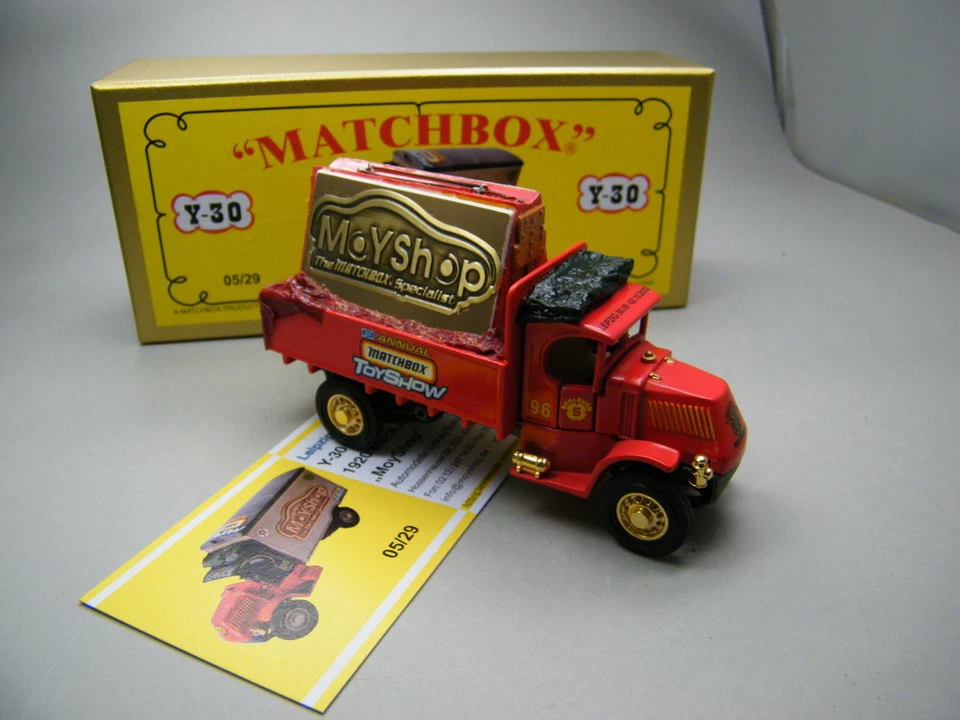 Matchbox MoY Code 2 Y30 Leipzig Treffen Feuerwehr mit Gold 1/5 goldene Box LAST - Bild 2 von 3