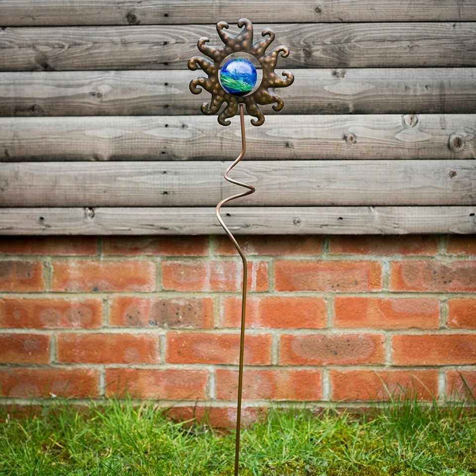 Echo Valley - PACK de 4 estacas grandes para decoración de jardín brillan en la oscuridad - 36 pulgadas Foto 2 de 4