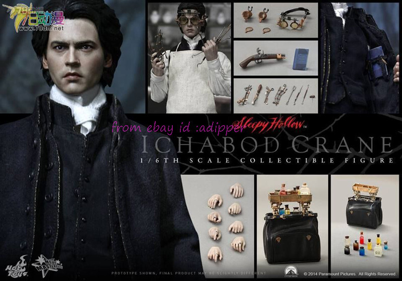 Hot Toys 1/6 Scale Mms270 leepy Hollow: Ichabod Crane Action