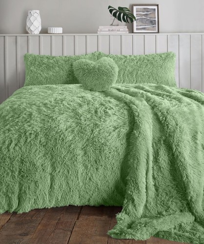 Kuschel Flauschig Fell Fleece Bettbezug Alaska Teddy Thermo Warm Bettwäsche Kuscheln - Bild 6 von 14