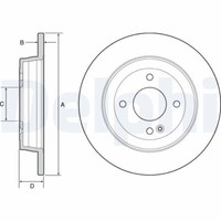 2X Delphi BG4564 Bremsscheibe FüR Hyundai Kia