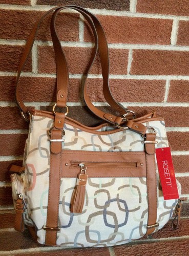 Rosetti Chainlink Handbag NWT Tapestry & Faux Leather