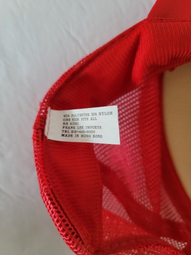 De Colección Espuma Dama Suerte Casino Hotel Las Vegas Rojo° Blanco Camionero Sombrero Malla SnapBack - Imagen 6 de 7