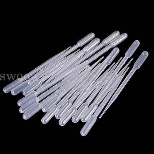 Plastic Pipettes Eye Dropper Disposable Graduated Transfer Liquid Drop Paint AU - Picture 2 of 12