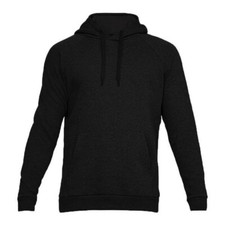 Men  s Fleece Lined Pullover Hoodie Sweatshirt Heavyweight Black Medium