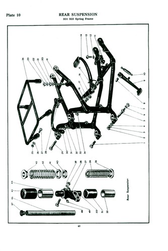 BSA B31 B32 B33 B34 Parts Book Motorcycles 1954-1957 Professional Reprint - Picture 5 of 5