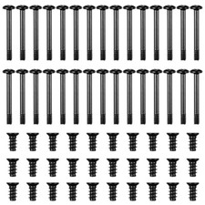 60PCS Computer Cooling Fan Mount Screws Case Fan Long Short Screws Set
