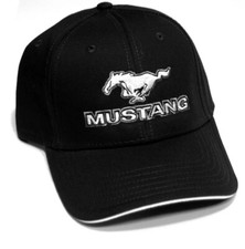Ford Mustang Pony Black Cotton Hat