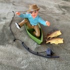 Wilton Cake Toppers Fishing Frustrated Fisherman Boat 1978 Hong Kong Wilton B10