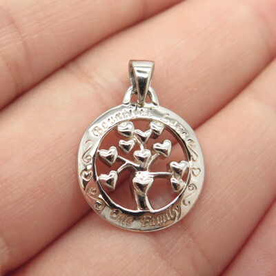 925 Sterling Silver Kohl's Jewelry Bountiful Love One Family Tree