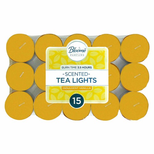 Candele luci da tè profumate 15pk varietà di profumi 3,5 ore tempo di combustione Regno Unito - Foto 6 di 7