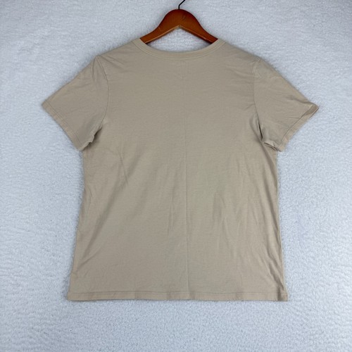 Zoe+Liv T-Shirt Women's Small Tan Nashville Music City Graphic Short Sleeve - Picture 2 of 6