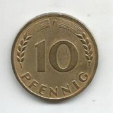 GERMANY 10 PFENNIG 1949 (F)