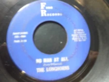 The Longhorns-No Man at all/You're rockin the boat 45 Rochester NY FINE label