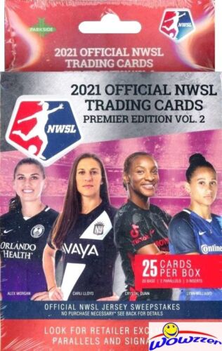 (10) 2021 Parkside NWSL Women’s Soccer VOL 2 EXCLUSIVE HANGER Box-Look for AUTO - Picture 2 of 2