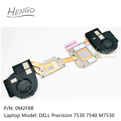 ORG-Reoidisseur CPU/GPU Pour Ordinateur Portable, Dissipateur Thermique Et Ventilateur Pour Dell Precision 7530 M7530 7540 M7540 0YGardens 4Y 0Store 6WV 0jas1Y7 0M2F8R 0HWCT1 0TWC Verrerie