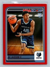 2023-24 GG Jackson II Hoops Rookie Red Parallel SSP  /75 #275 RC Grizzlies RARE!