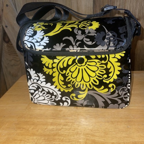 Vera Bradley Insulated Cooler Vinyl Lunch Box Bag Tote 9'' x 5.5'' x 7'' - Picture 1 of 11