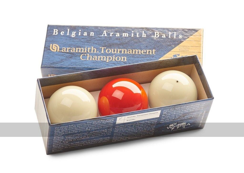Aramith Tournament Champion Billiard Balls (2 and 1/16 inch)