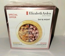 ELIZABETH ARDEN Day Night Ceramide Capsules Face Serum Skin Caps 60CT NEW