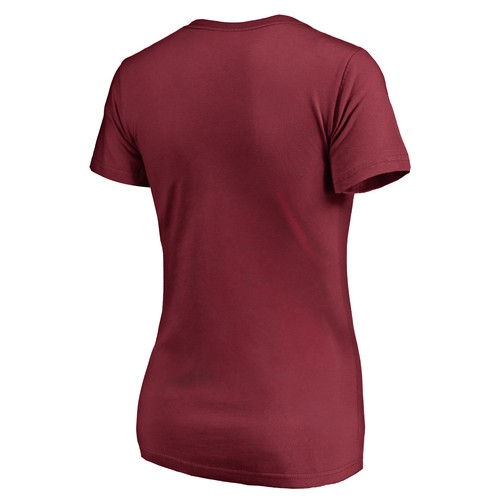 Women's Maroon Arizona State Sun Devils Gradient Logo T-Shirt - Picture 4 of 4