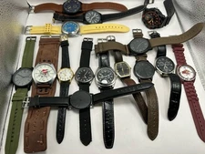 Unbranded Mens Watches Lot Of 15 For Parts Or Repair Z17