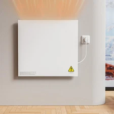 400W Wall Mounted Electric Heater - 10S Fast Heating High-Integrity Seamless Alu