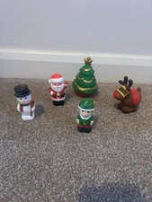 ELC Happyland Christmas Set. Santa, Reindeer, Snowman, Christmas Tree, Elf