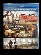The Hangover/The Hangover Part II/Due Date (Blu-ray Disc, 2012) Rare OOP Triple