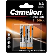 Camelion HR6 AA 1500mAh Rechargeable batteries 2 pcs.