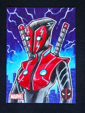Marketplace image: 2025 Topps Chrome Marvel Deadpool Deadpool Sketch Auto 1/1