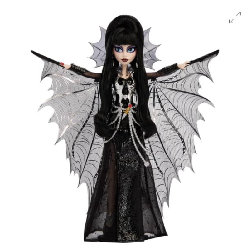 Monster High Skullector Elvira, Mistress of the Dark Doll NRFB HYV99