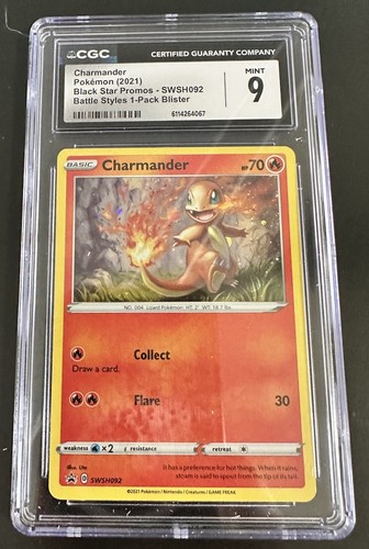 Charmander graded CGC 9 for sale on eBay