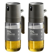 2X 250ML Edible Oil Versatile Refillable Sprays Bottles Rust-Proof Olive3415