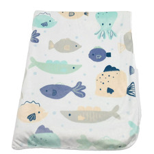 Cloud Island Baby Blanket Fish Octopus Ocean Nautical Target