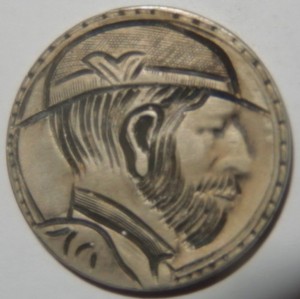 3 Hobo Nickels- Gentleman Jim, Diamond headband Indian, St. Nick