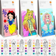 Paint with Water Coloring Books for Kids, Pocket Mess Free Watercolor Painting S