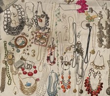Huge Estate Jewelry Lot 83 Enamel, Alpaca, All Wearable, Marked Joan Rivers Iman