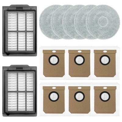 Für Deerma X70 Saugroboter Filter Set inklusive Wischtücher und Staubbeutel