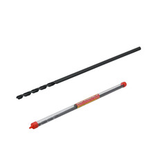 5/16 Inch X 8 Inch Drill Bit   Long Drill Bit, Industrial Black Oxide Coating  