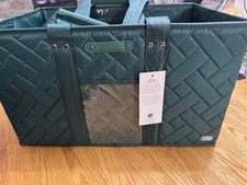 Lug  Carryall Quilted Storage Tote Gallop XL Green Bag New