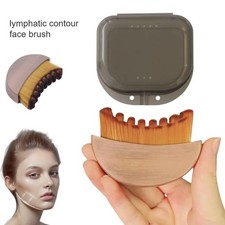 Lymphatic Drainage Massage Face Lymphatic Contour Brush Dry Brushing Face Brush